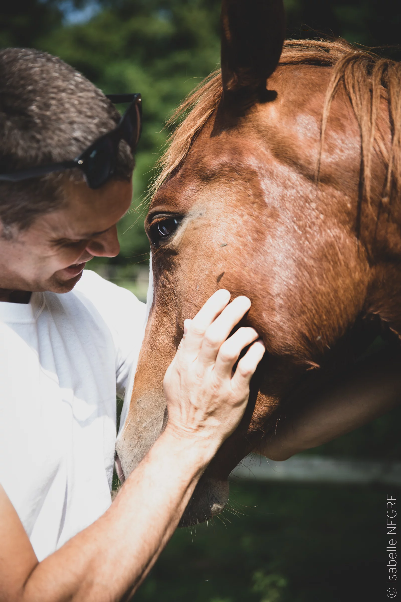 Thibault et un cheval